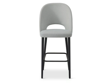 HOPE 584 - Upholstered fabric stool with back by Origins 1971 - view 3